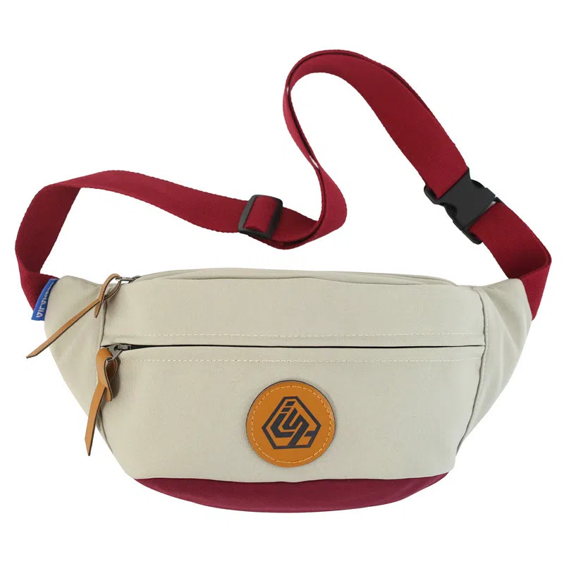 巴朗熊 简约小众百搭 尼龙 腰包 常规 男女同款情侣款 多色