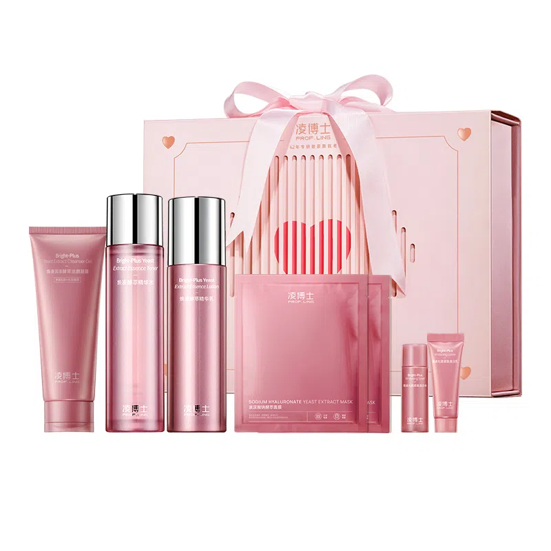 凌博士 告白水乳护肤套装 抗糖舒缓紧致保湿抗氧化 洁面面霜礼盒