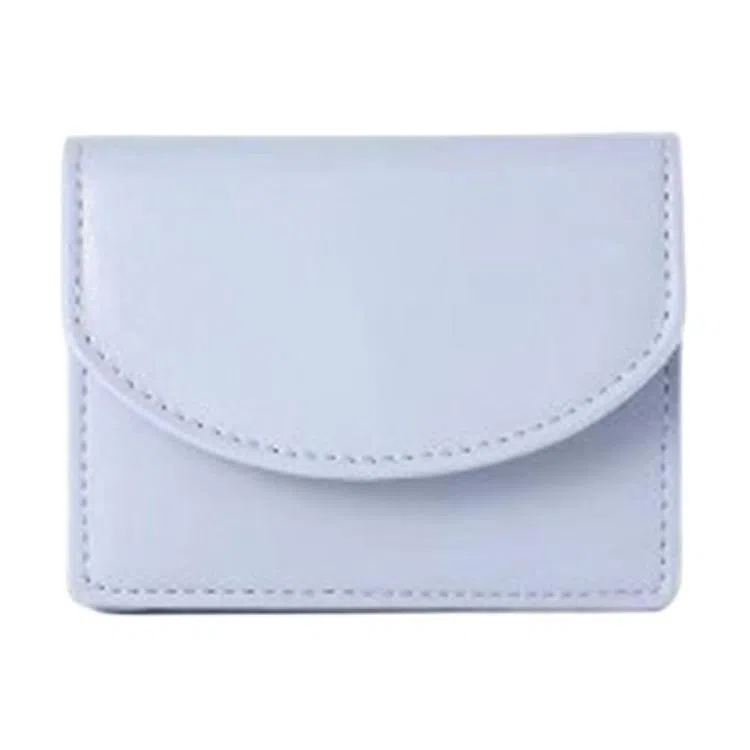 掐尖 简约纯色小巧便携 皮革 卡包 女款 多色