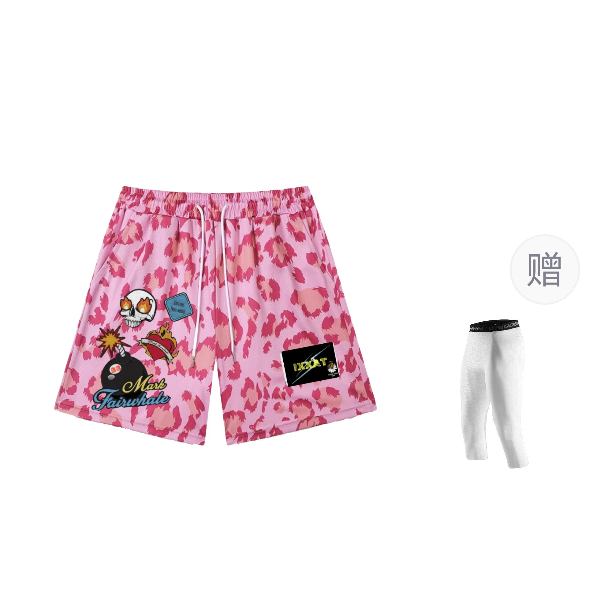 休闲舒适时尚百搭运动短裤 男女同款