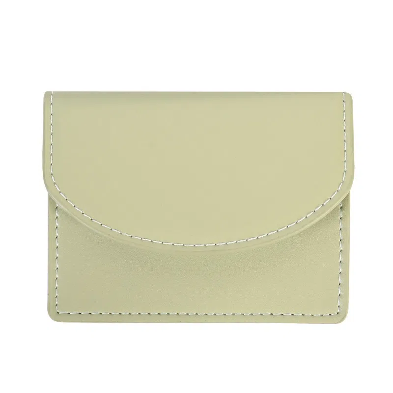 掐尖 简约纯色小巧便携 皮革 卡包 女款 多色