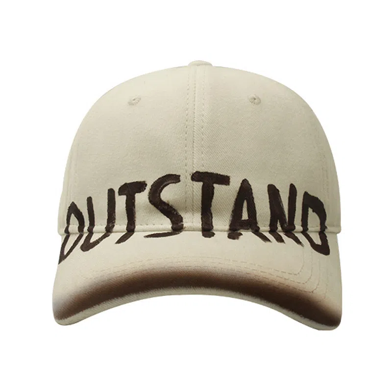 浪莎 复古大写字母刺绣时尚百搭 棉 鸭舌帽 男女同款情侣款