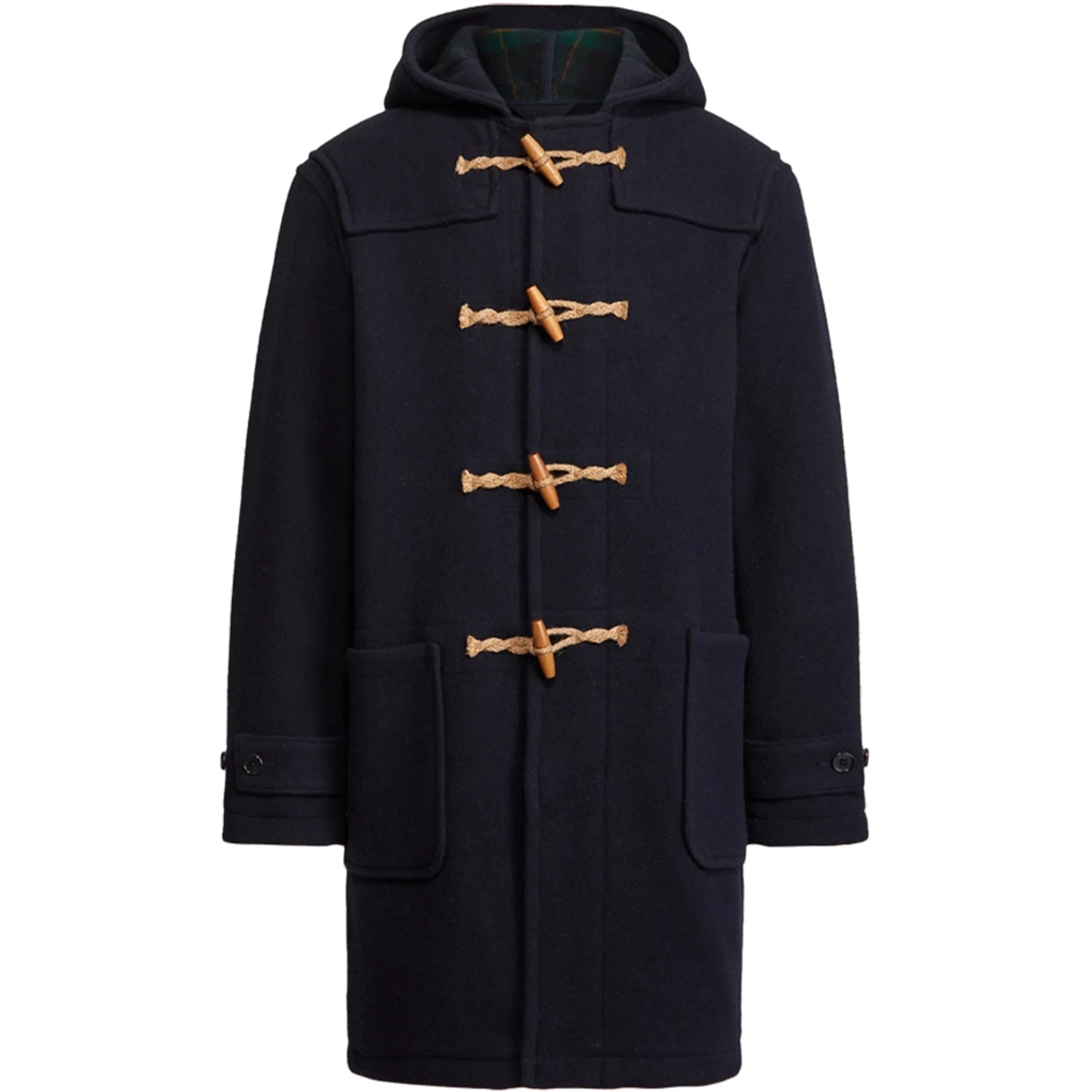 Polo Ralph Lauren FW24 Navy Wool Duffle Coat