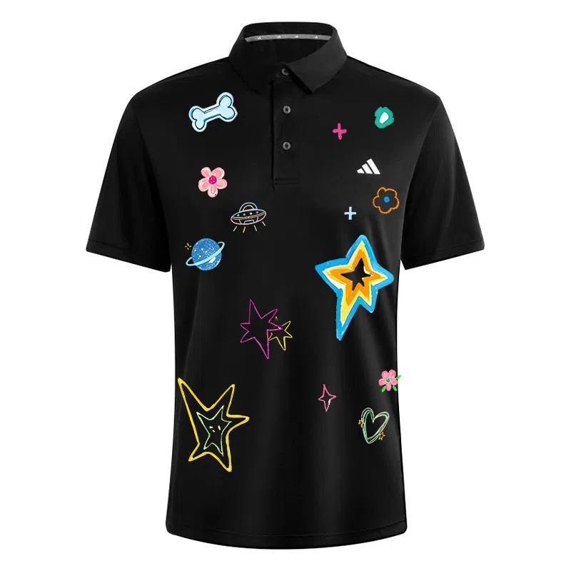 adidas Star Print Polo Shirt