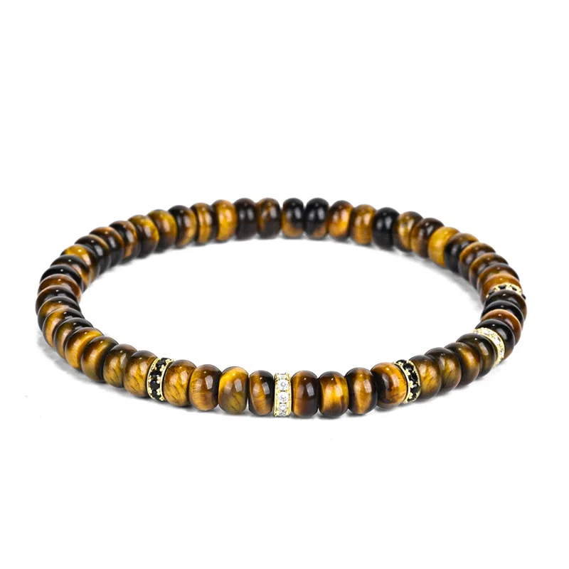 钰澜文玩 精工百搭轻奢小众款#好运 虎眼石 手串 男女同款情侣款