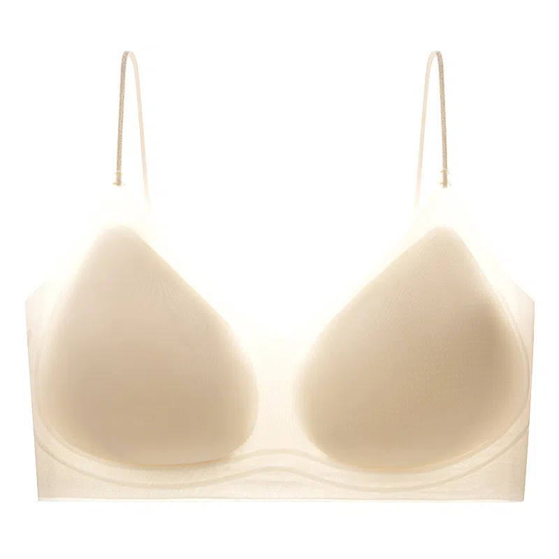 莫代尔 小冰圆无痕系列内衣女大胸显小胸聚拢美背心式冰丝无钢圈薄款文胸 女款