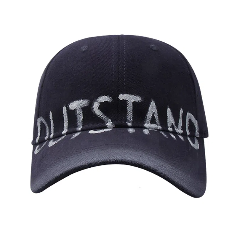 浪莎 复古大写字母刺绣时尚百搭 棉 鸭舌帽 男女同款情侣款