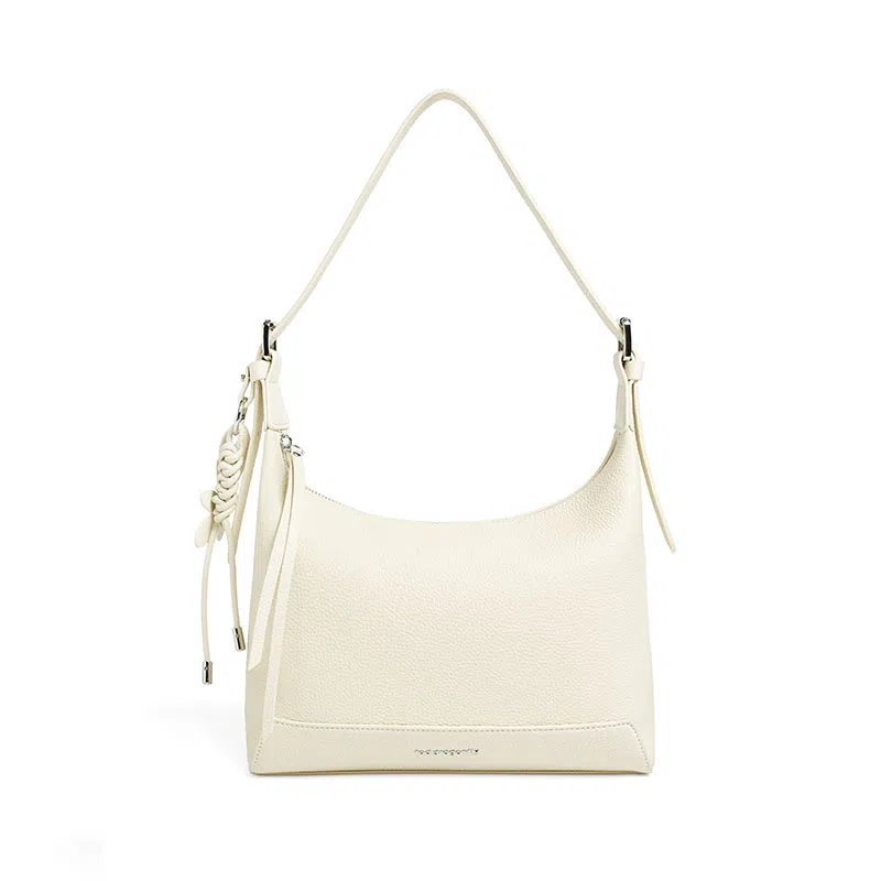 红蜻蜓 经典质感百搭 牛皮 饺子包单肩包 中号 女款 多色