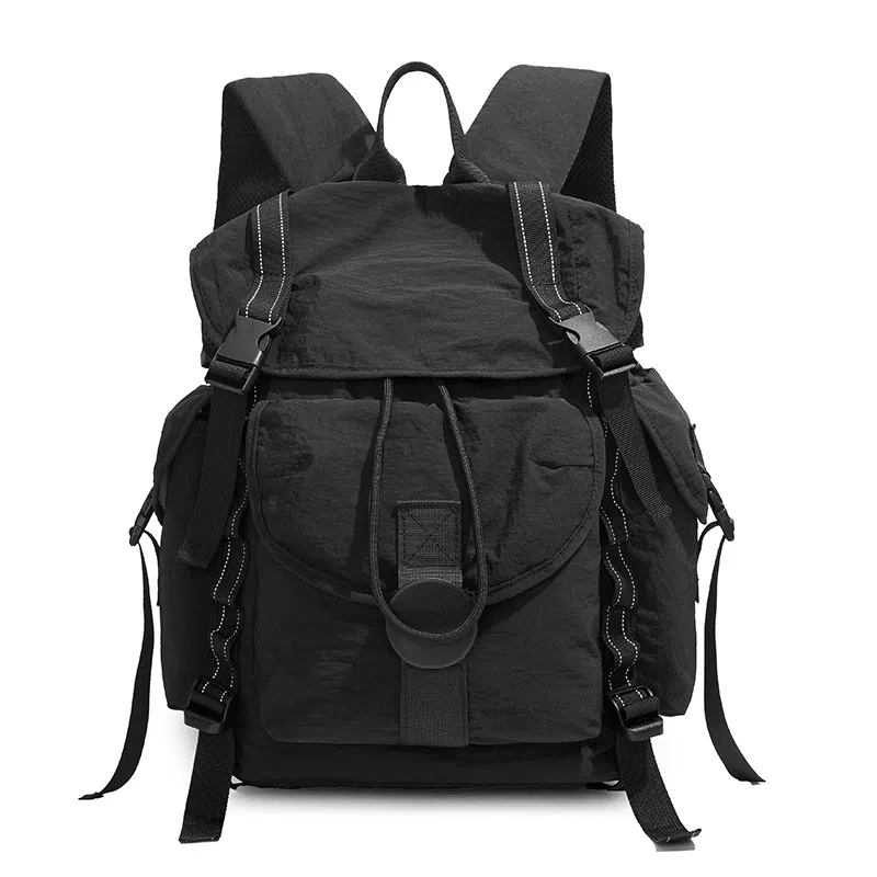 醇龙 时尚潮流简约百搭通勤大容量 尼龙 双肩包 常规 男女同款情侣款 多色