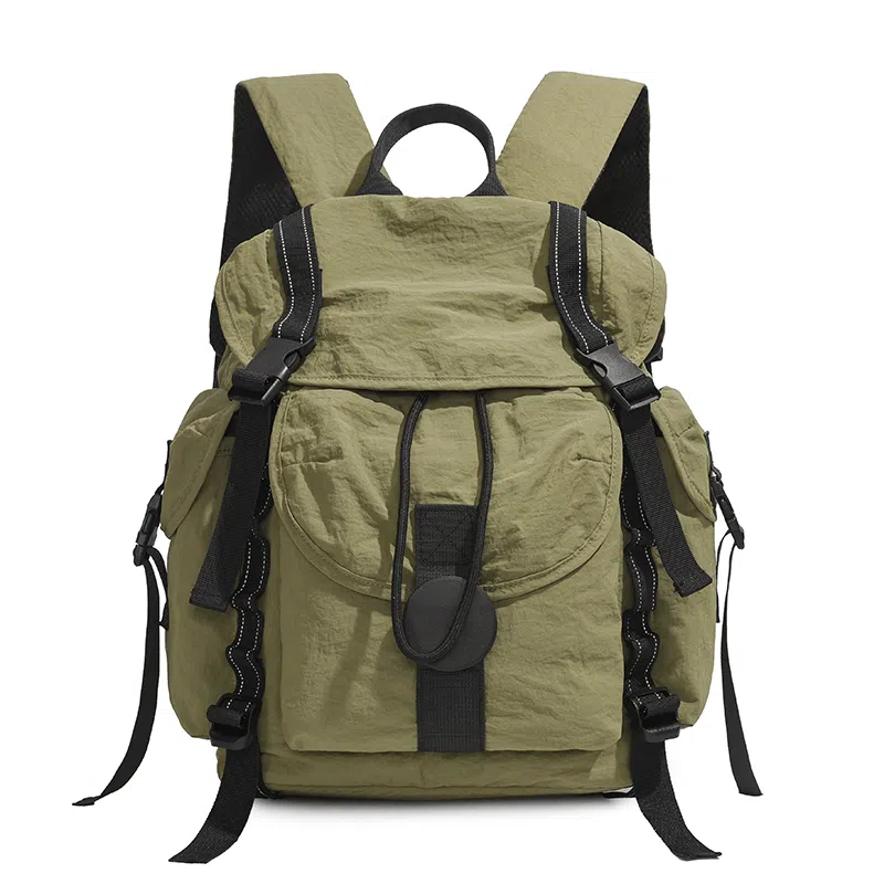 醇龙 时尚潮流简约百搭通勤大容量 尼龙 双肩包 常规 男女同款情侣款 多色