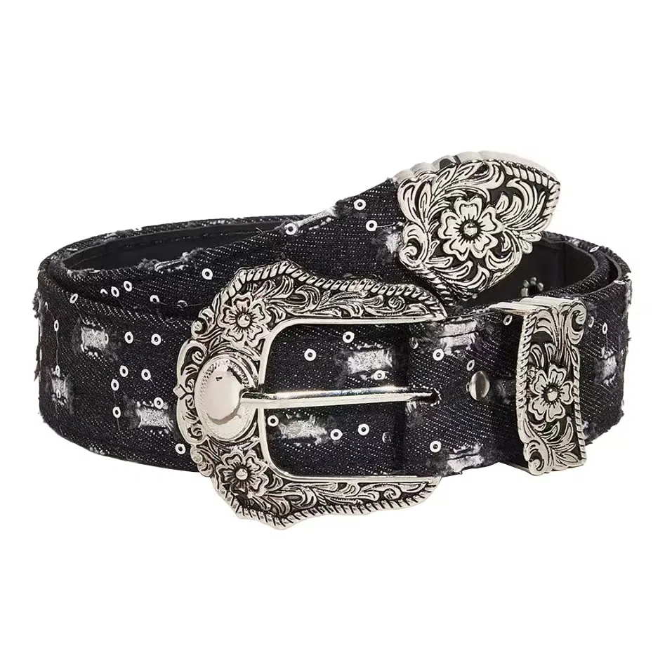 MINISO Retro Denim Belt PU