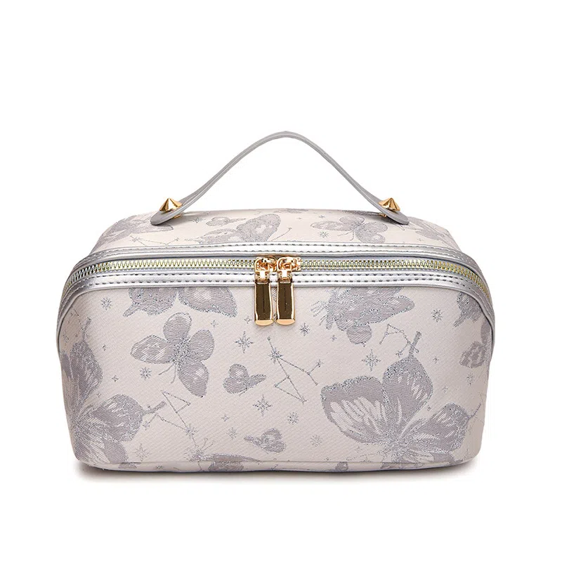 馨枕居国风刺绣化妆包大容量高级感化妆品收纳包便携旅行洗漱包化妆包 便携收纳防尘