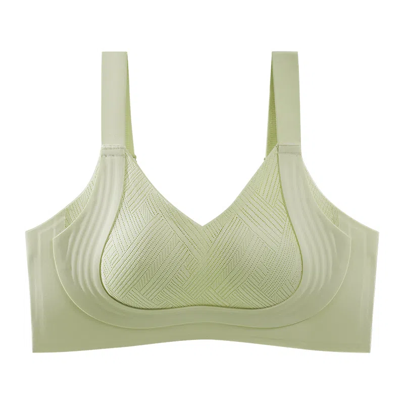 二三二三 日常简约隐形无痕舒适提拉聚拢防下垂内衣透气柔软亲肤妈生感美背时尚百搭无钢圈可调节肩带文胸 女款