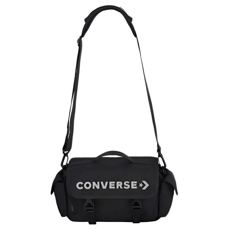 Converse Bowling Reflective Crossbody Bag Black