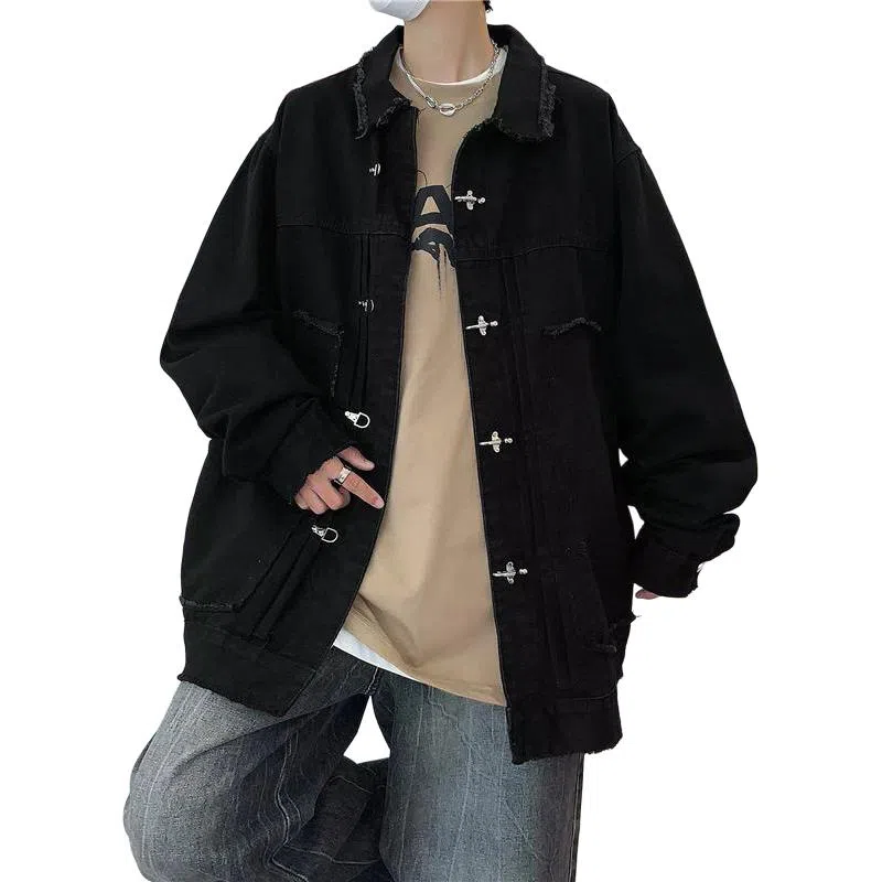 Dijie Er Denim Patchwork Jacket