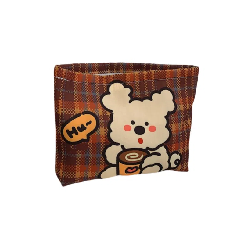 馨枕居卡通印花单层化妆包大容量耐磨美妆包轻便便捷收纳包化妆包 便携收纳防尘