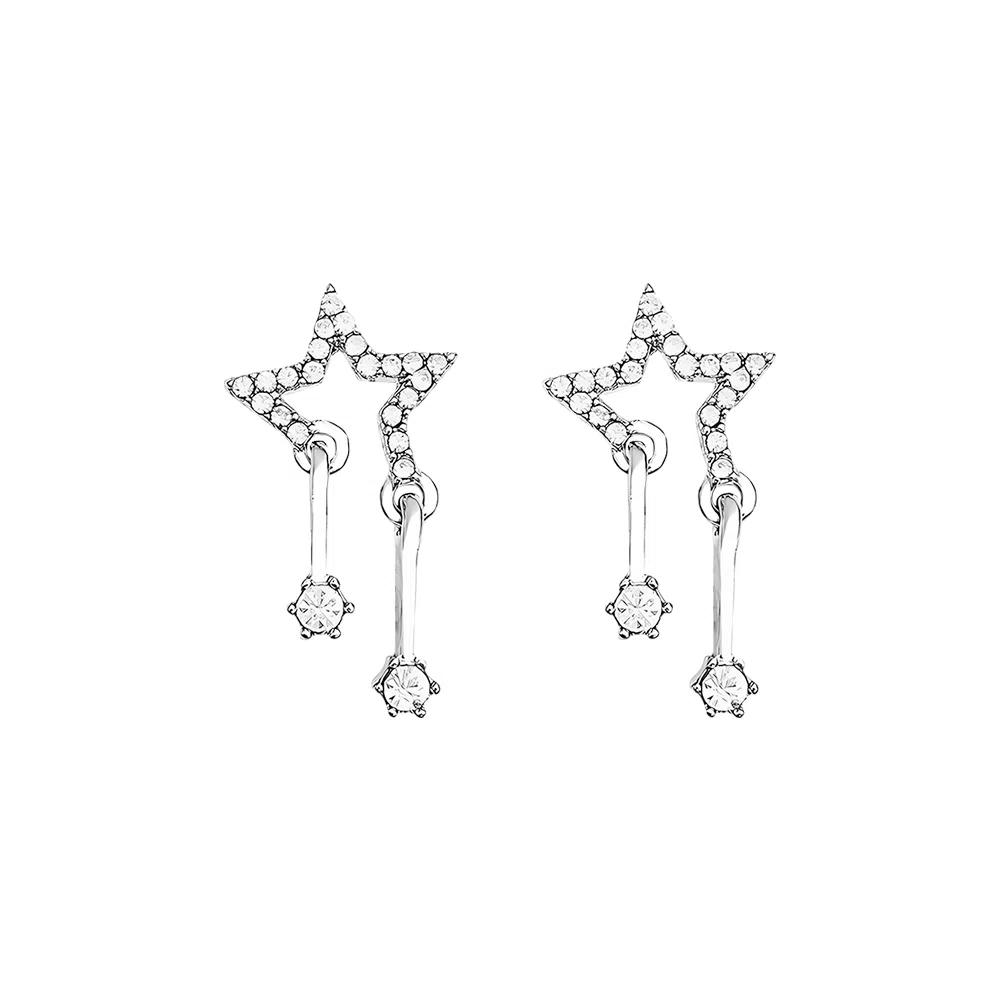 饰伴 星星设计感小众个性简约百搭气质时尚 合金 耳环 女款