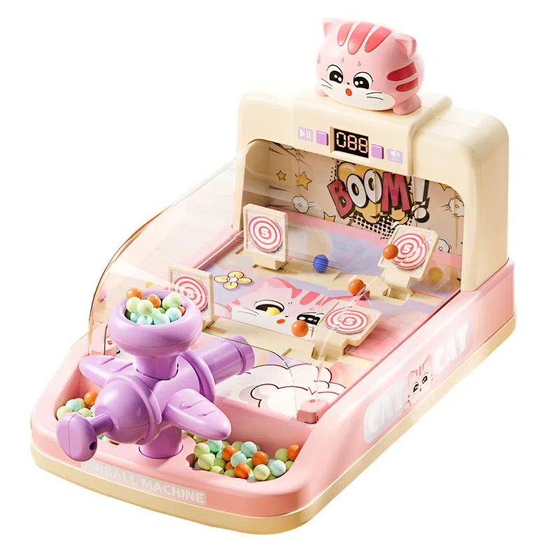 益米 萌趣创意弹珠机 电子计分 桌面休闲游戏机 射箭类