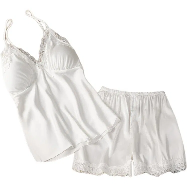 桔内 冰丝薄款睡衣套装 女款