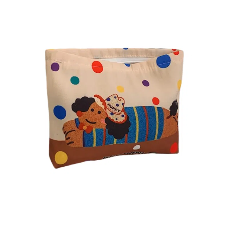 馨枕居卡通印花单层化妆包大容量耐磨美妆包轻便便捷收纳包化妆包 便携收纳防尘