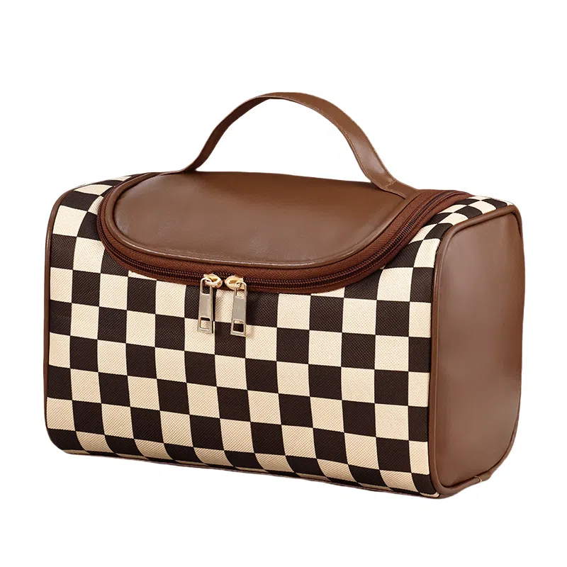 馨枕居化妆包大容量高级感防水大容量收纳包小众化妆袋化妆包 便携多层收纳防尘防泼水