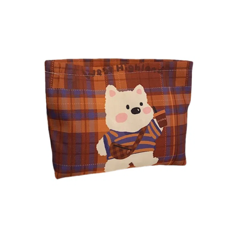 馨枕居卡通印花单层化妆包大容量耐磨美妆包轻便便捷收纳包化妆包 便携收纳防尘