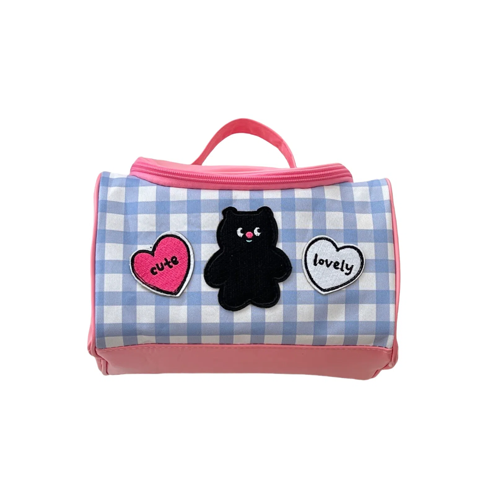 馨枕居可爱卡通手提化妆包女少女心便携大容量化妆品收纳洗漱包化妆包 便携收纳防尘