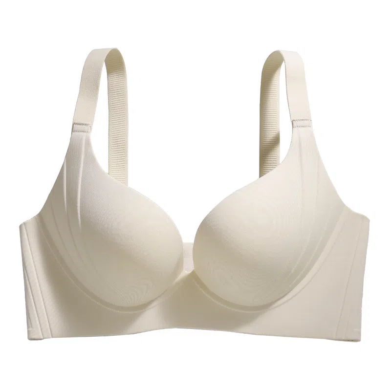二三二三 无痕隐形提拉聚拢收副乳防下垂内衣简约亲肤柔软舒适呼吸感美背日常百搭无钢圈可调节肩带文胸 女款