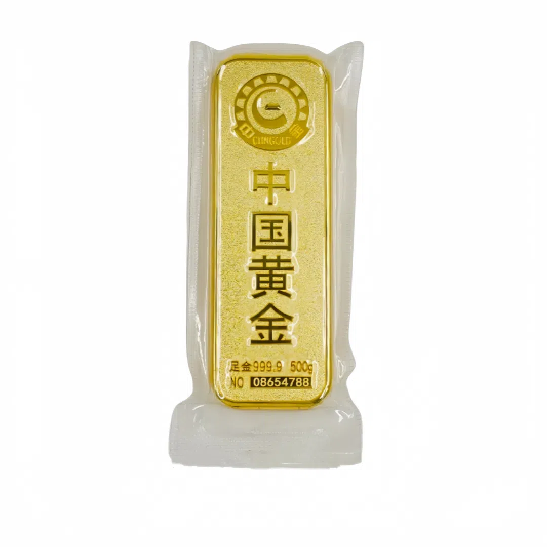 石在行 仿真金条假金砖银行铜镀金样品金条金店柜台展示投资金块道具 锌合金 摆件 男女同款情侣款