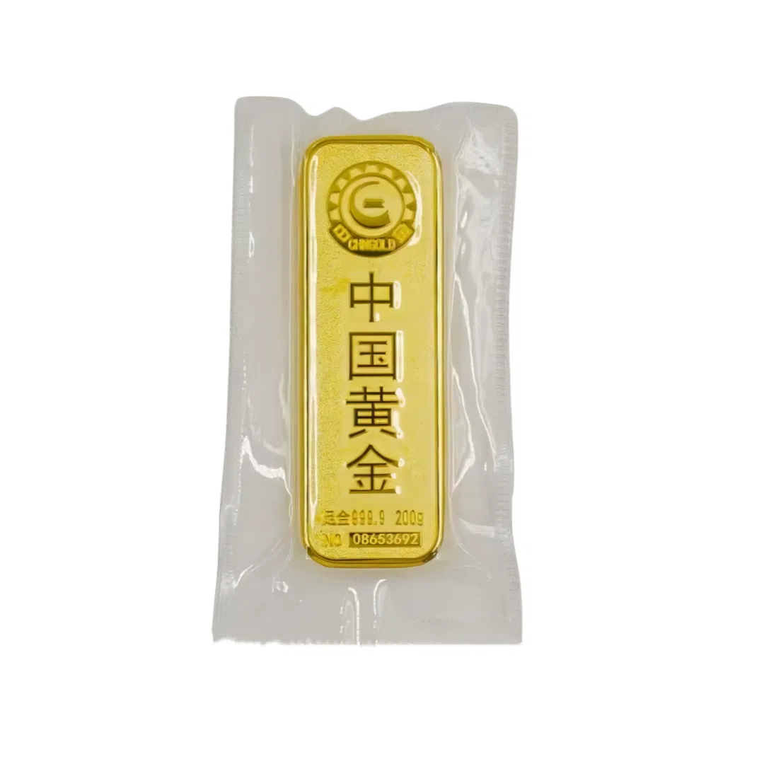 石在行 仿真金条假金砖银行铜镀金样品金条金店柜台展示投资金块道具 锌合金 摆件 男女同款情侣款