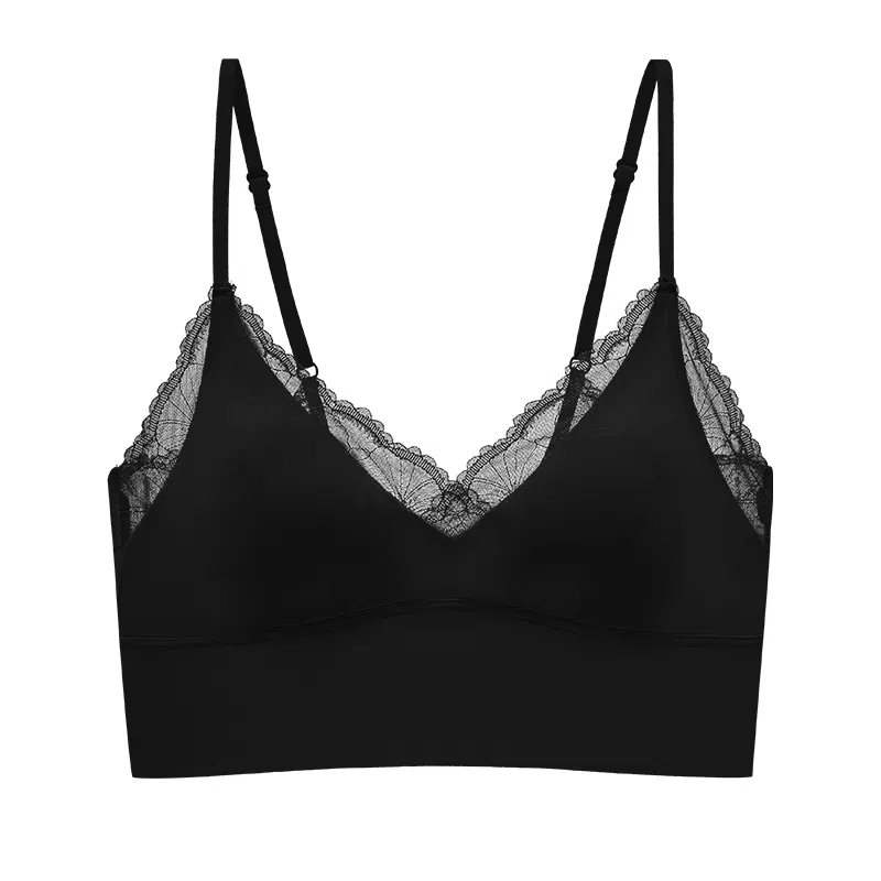 二三二三 法式超薄无痕隐形性感蕾丝内衣聚拢防下垂收副乳柔软亲肤舒适透气美背文胸 女款