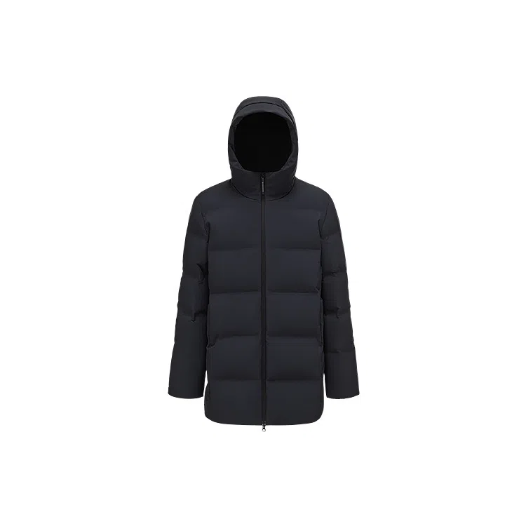 Bosideng 90 Down Hooded Mid-Length Coat