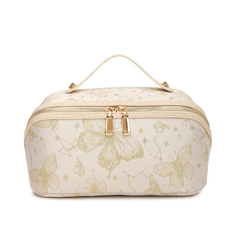 馨枕居国风刺绣化妆包大容量高级感化妆品收纳包便携旅行洗漱包化妆包 便携收纳防尘