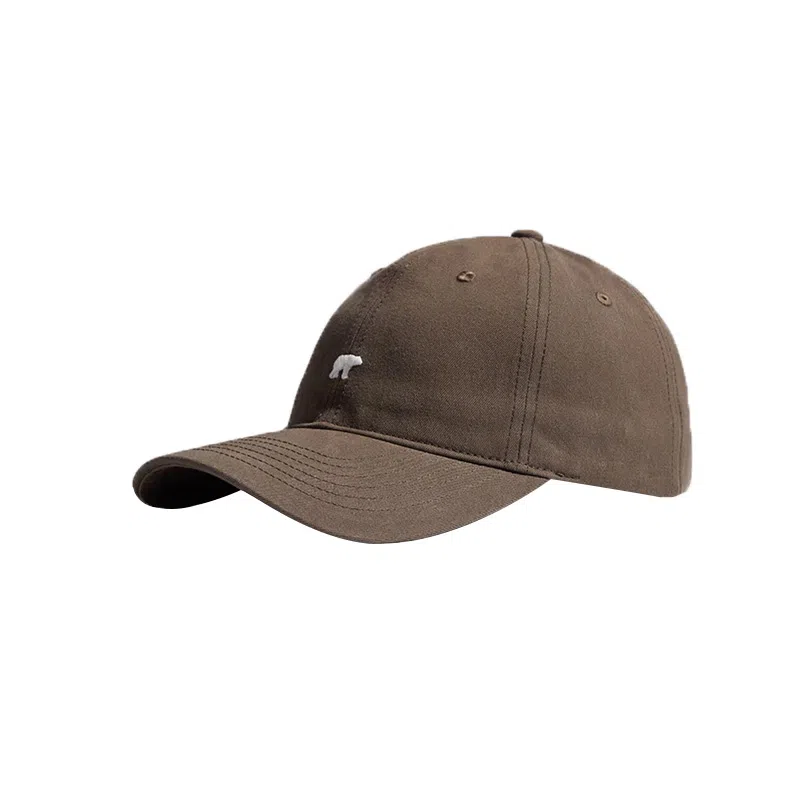 时尚韩系日系百搭大头围显脸小刺绣软顶大帽檐防晒透气户外遮阳帽 棉与聚酯纤维材质 鸭舌帽 男女同款情侣款