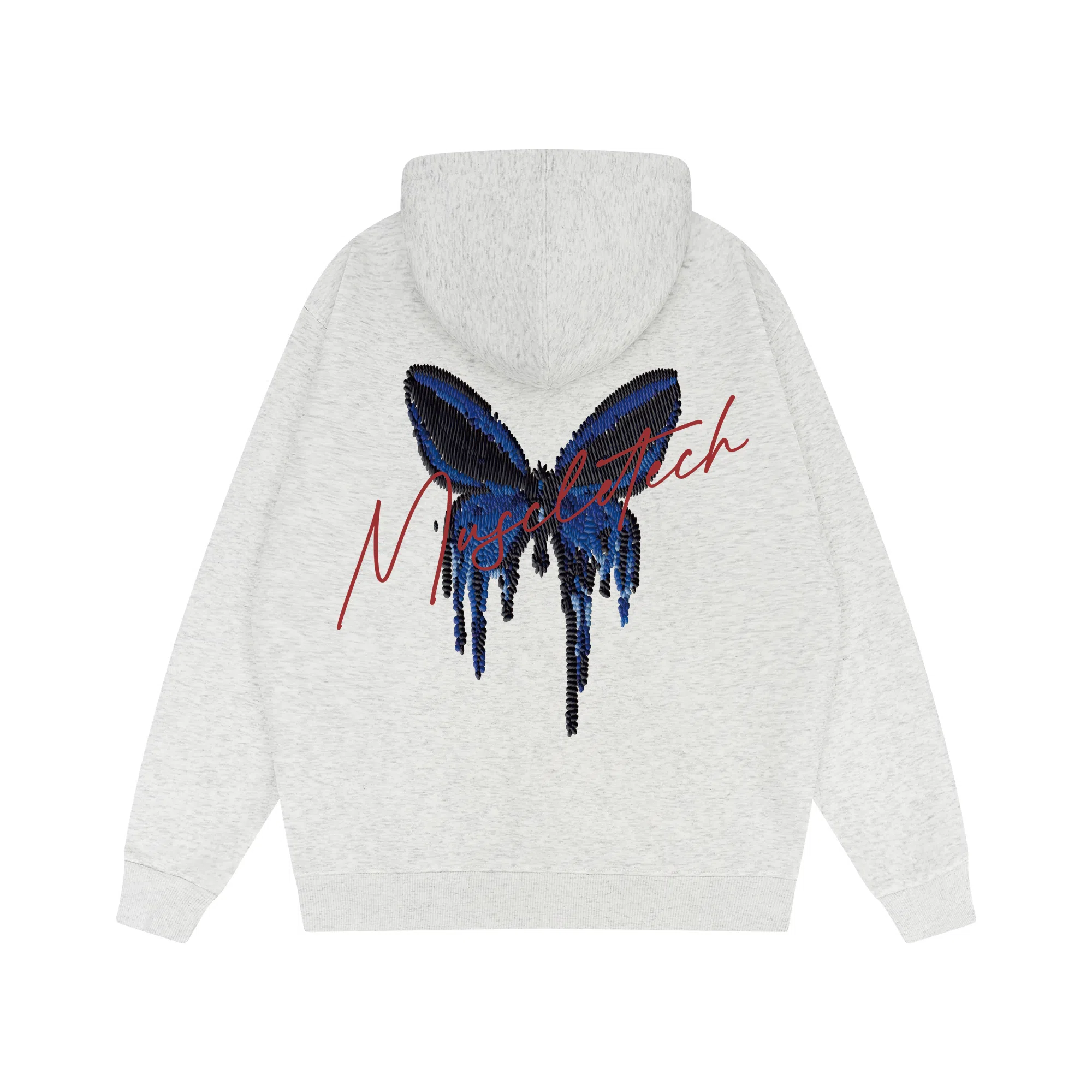 MUSCLETECH High Street Embroidered Butterfly Hoodie