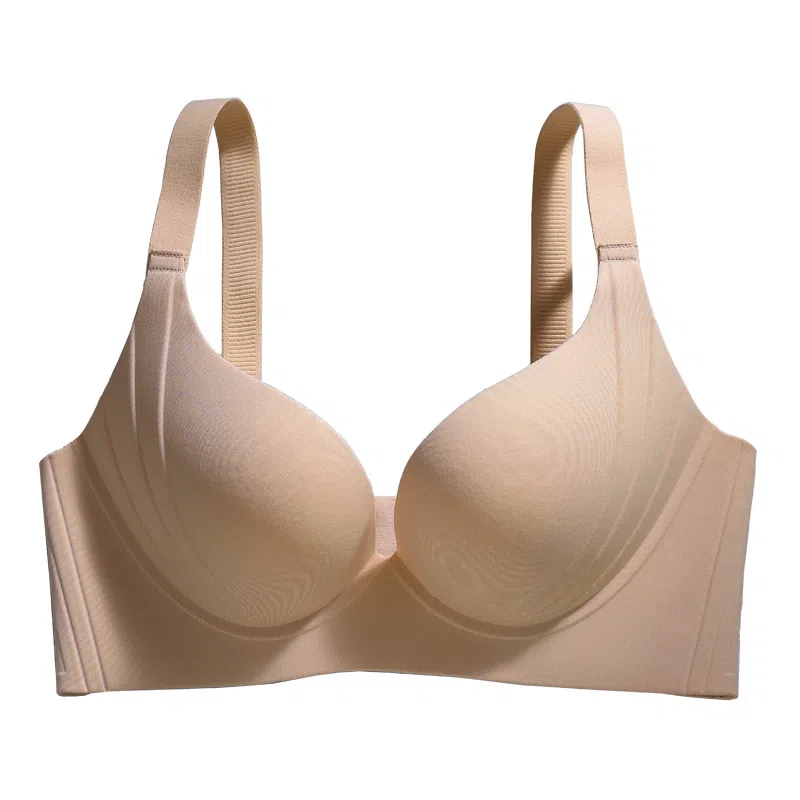 二三二三 无痕隐形提拉聚拢收副乳防下垂内衣简约亲肤柔软舒适呼吸感美背日常百搭无钢圈可调节肩带文胸 女款