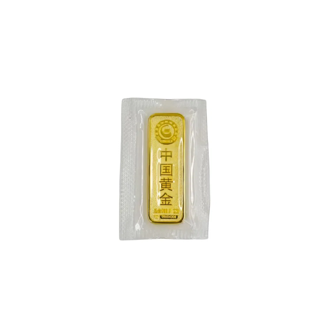 石在行 仿真金条假金砖银行铜镀金样品金条金店柜台展示投资金块道具 锌合金 摆件 男女同款情侣款