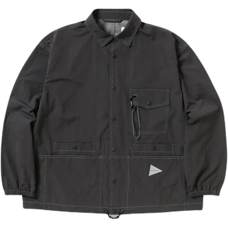 and wander FW25 crinkled nylon shirts jacket
