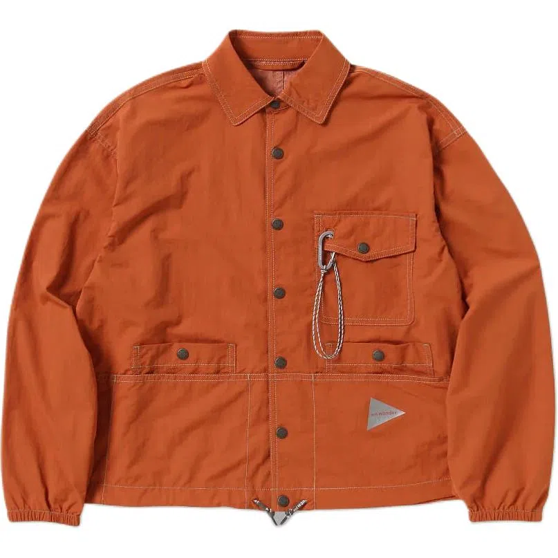 and wander FW25 crinkled nylon shirts jacket