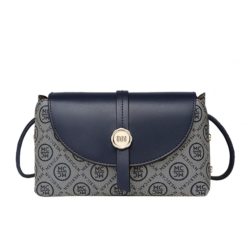 稻草人 百搭通勤时尚简约 聚氯乙烯革拼聚氨酯革 单肩包 女款 多色