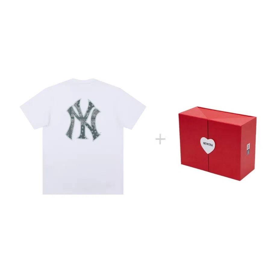 New Era MLB Logo Print T-Shirt