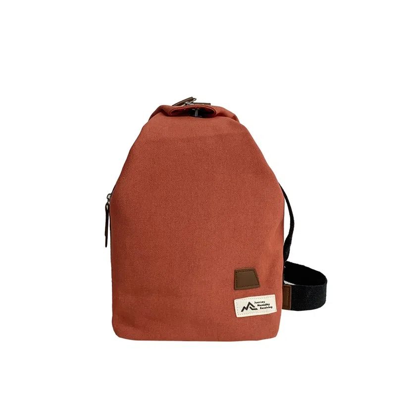 醇龙 日系复古潮流简约时尚高级 帆布 胸包 常规 男女同款情侣款 多色