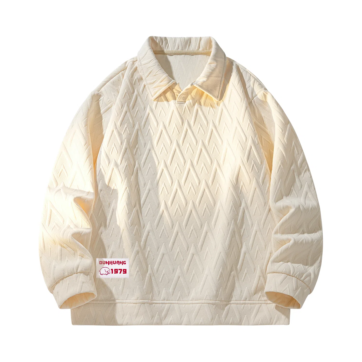 Dunhuang Museum Jacquard Polo Sweater