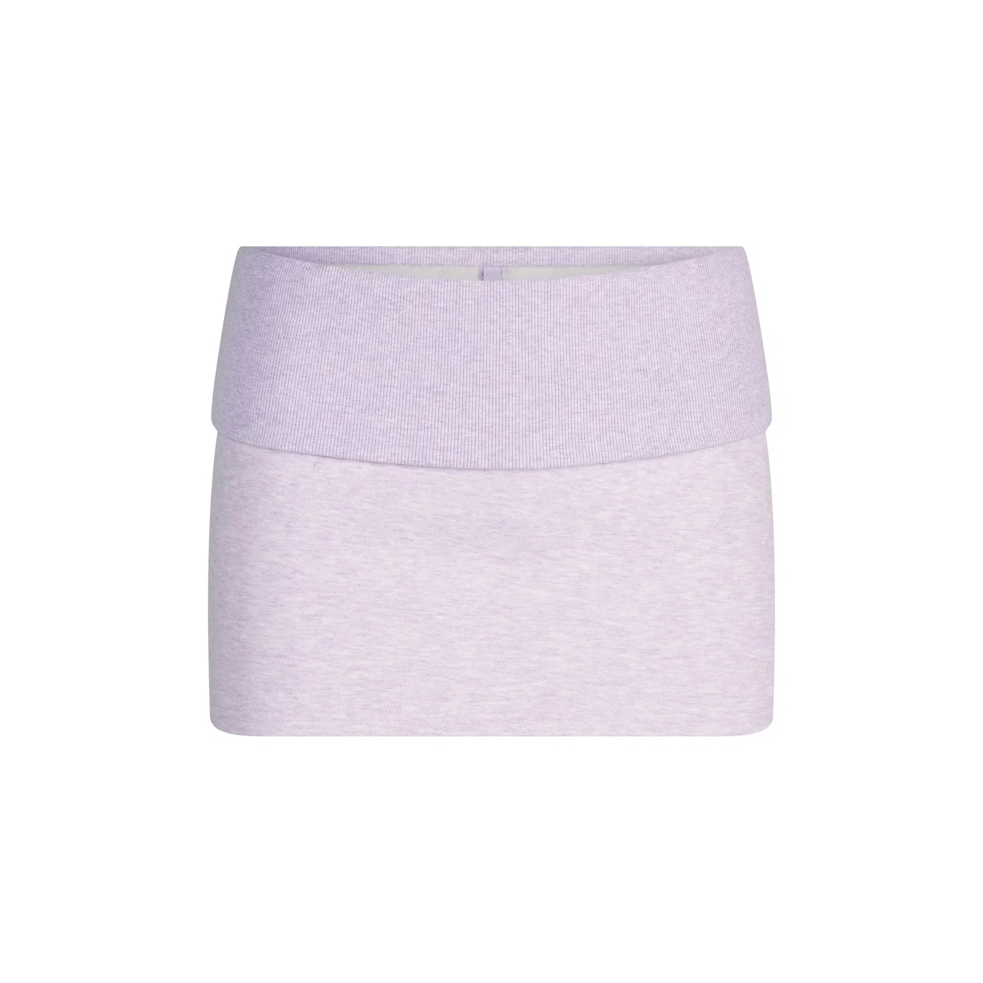 SKIMS FW25 Cotton Fleece Foldover Mini Skirt