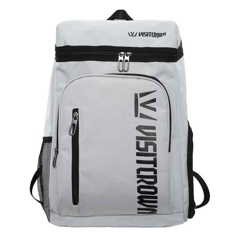 醇龙 旅行背包运动训练网球装备大容量书包 牛津布 双肩包 常规 男女同款情侣款 黑色/灰色