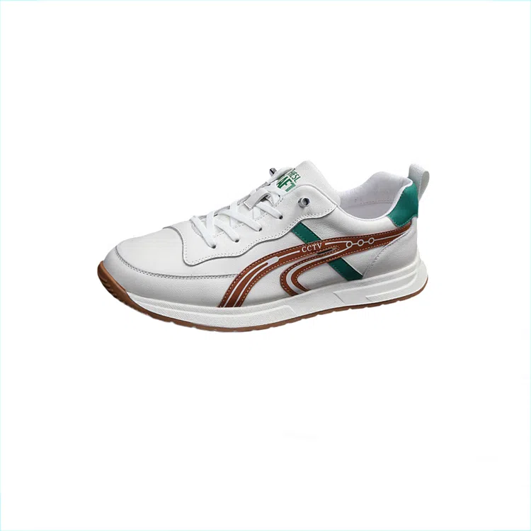 SENJIALUO Casual Leather Sneakers