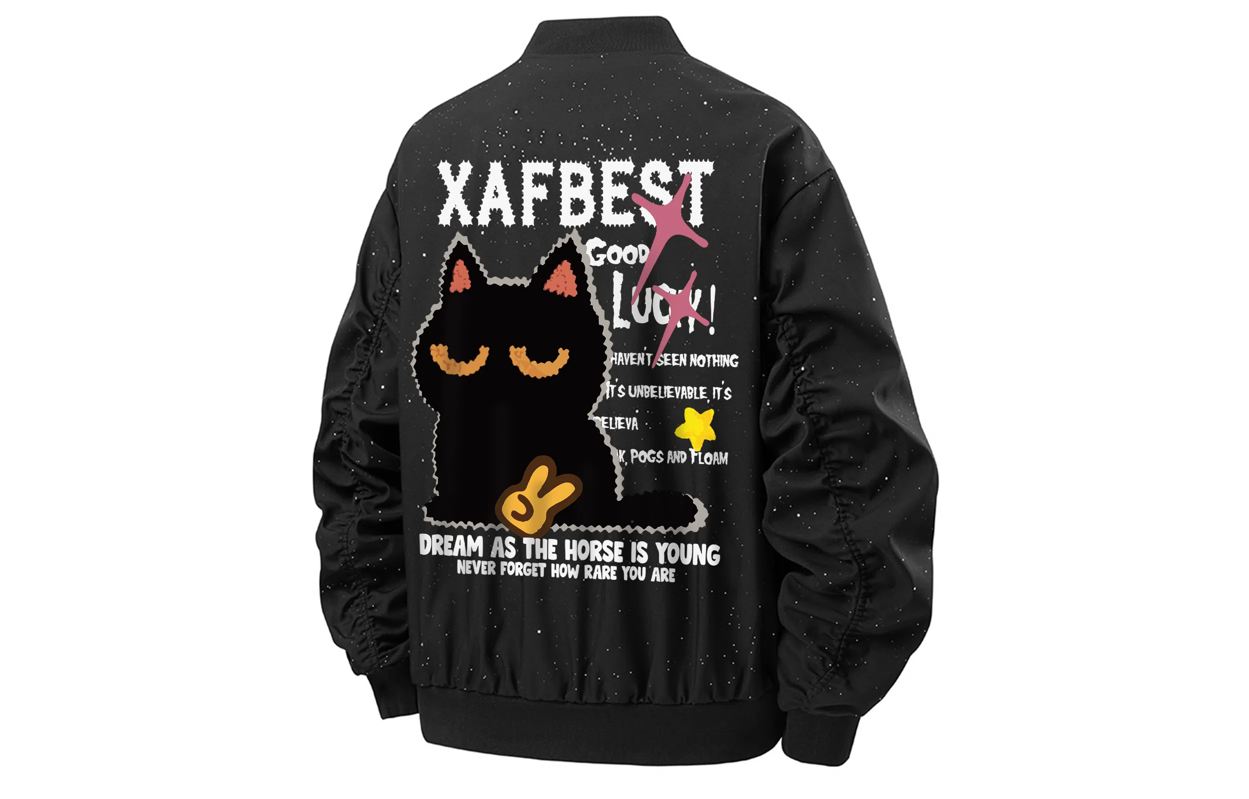 XAFB Retro Cartoon Logo Jacket