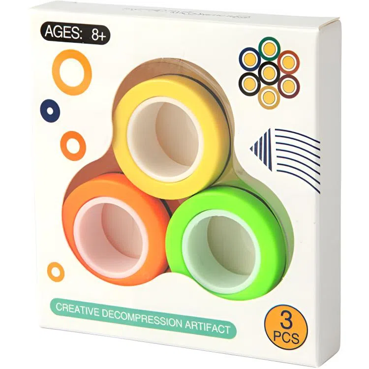 万格 磁力戒指 指尖陀螺