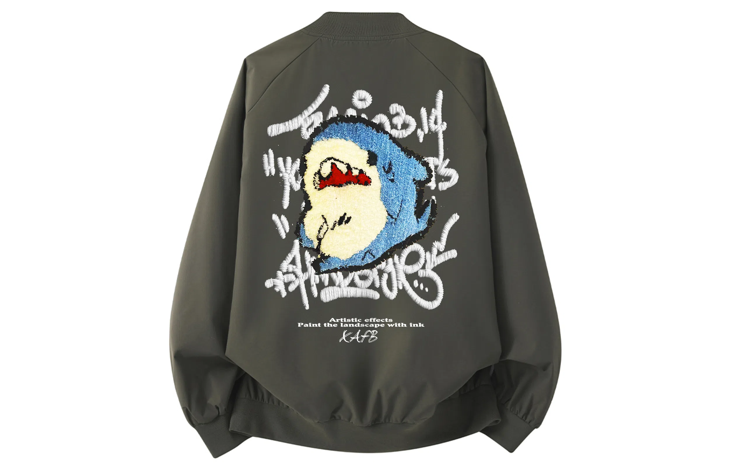 XAFB Classic Shark Logo Pilot Jacket