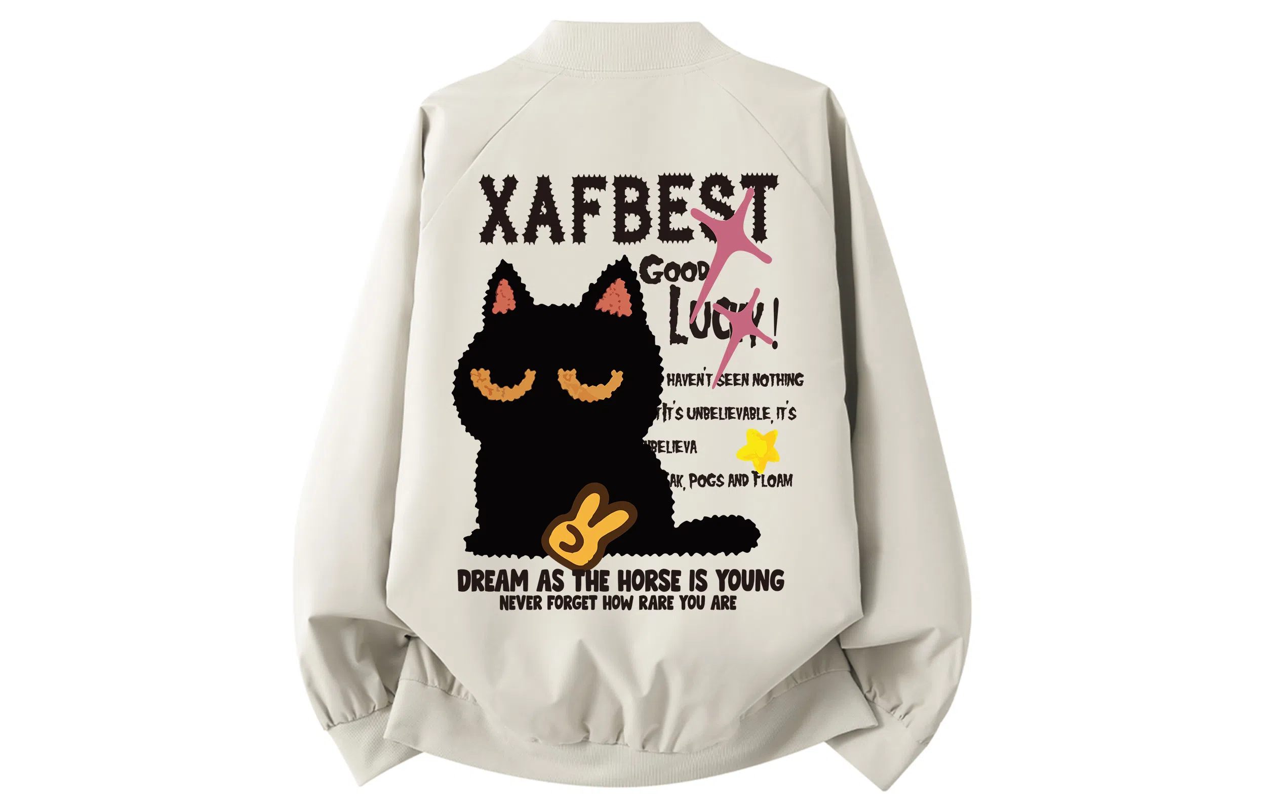 XAFB Retro Cartoon Logo Jacket